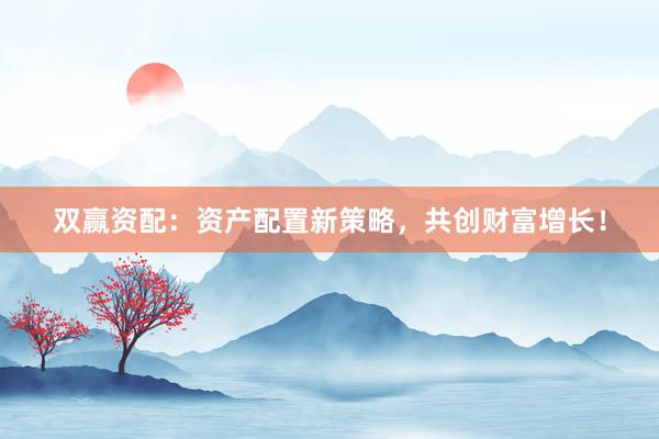 双赢资配：资产配置新策略，共创财富增长！